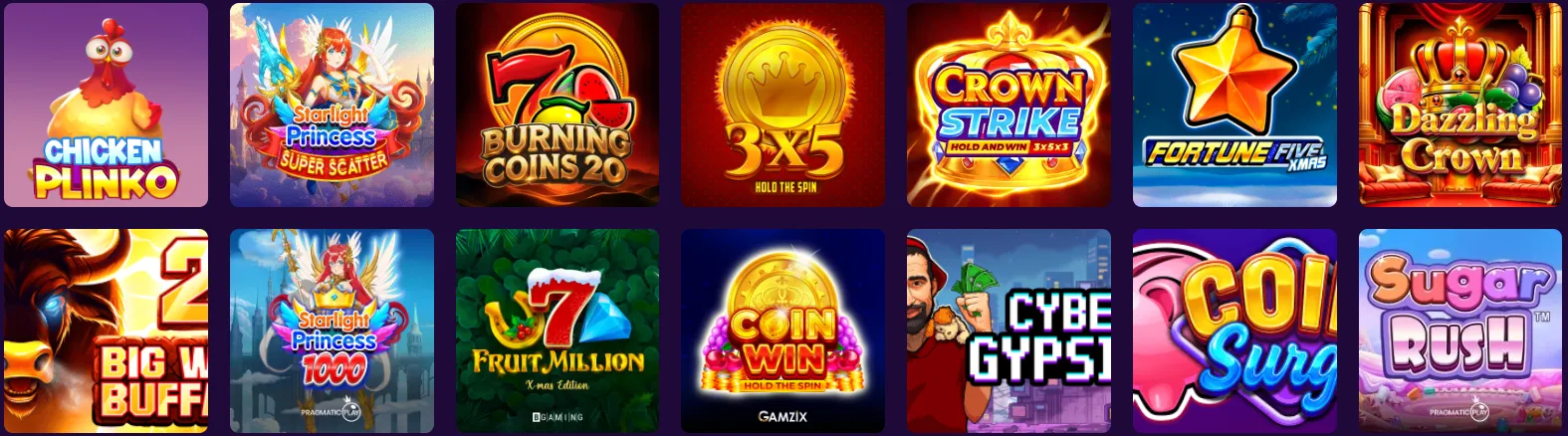 Ruime selectie van online gokkasten en video slots bij SlotRush